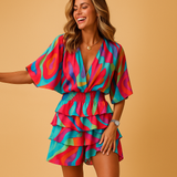 Fitted mini dress for women named Zoe, with breathable fabric and flattering cut, perfect for parties, dinners, or casual days.