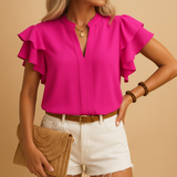 Elegant women’s sleeveless blouse top with a tailored fit in breathable fabric, perfect for work, evenings out, and everyday elegance.